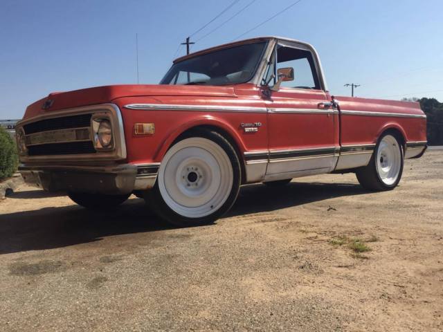 1970 Orange Chevrolet C-10 Standard Cab Pickup