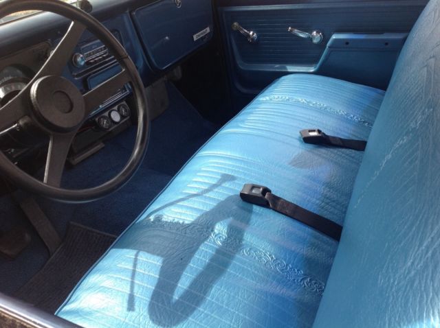 1970 Blue Chevrolet C-10 Short Bed