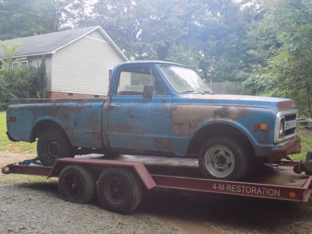 1970 Blue Chevrolet C-10 Standard Cab Pickup