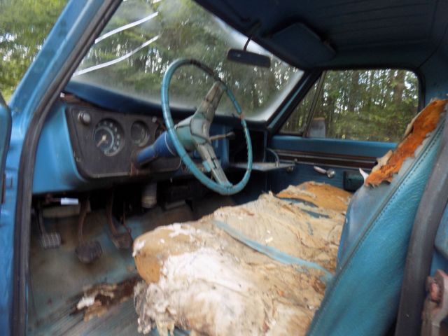 1970 Blue Chevrolet C-10 Standard Cab Pickup