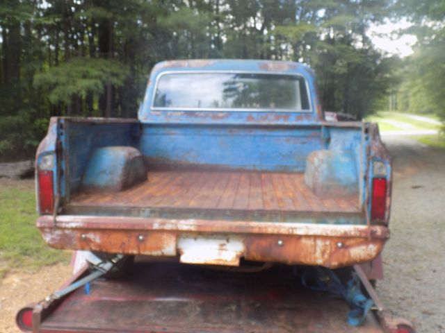 1970 Blue Chevrolet C-10 Standard Cab Pickup