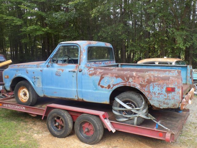 1970 Blue Chevrolet C-10 Standard Cab Pickup