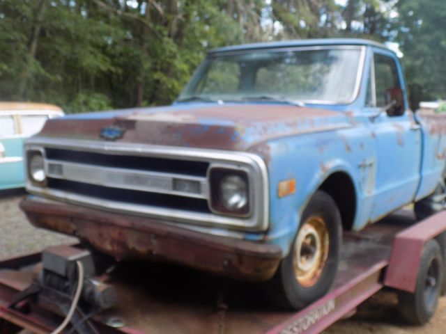 1970 Blue Chevrolet C-10 Standard Cab Pickup