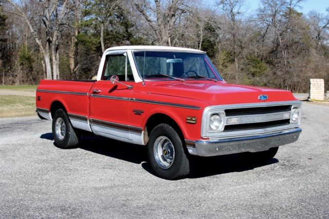 1970 Red Chevrolet C-10
