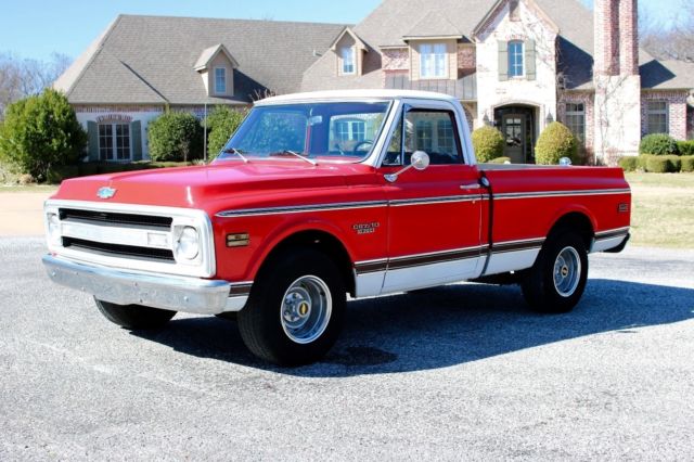 1970 Red Chevrolet C-10