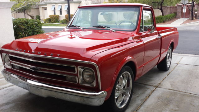 1970 Red Chevrolet C-10 Standard Cab Pickup