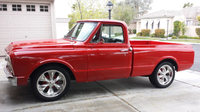 1970 Red Chevrolet C-10 Standard Cab Pickup