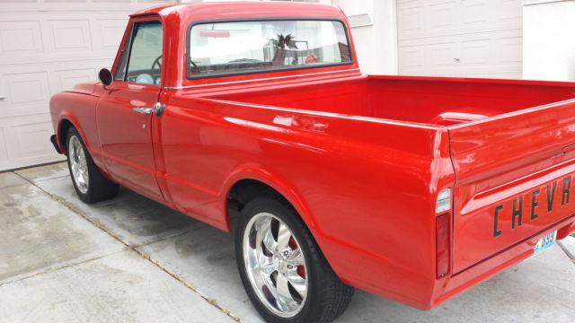 1970 Red Chevrolet C-10 Standard Cab Pickup