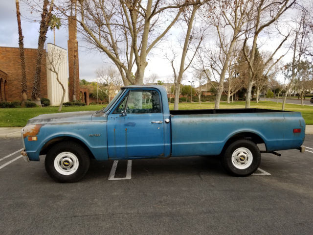 1970 Blue Chevrolet C-10 Standard Cab Pickup