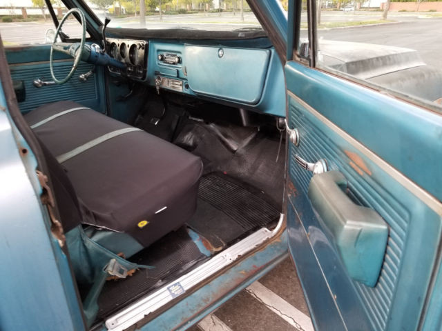 1970 Blue Chevrolet C-10 Standard Cab Pickup