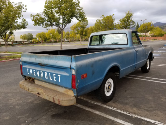 1970 Blue Chevrolet C-10 Standard Cab Pickup