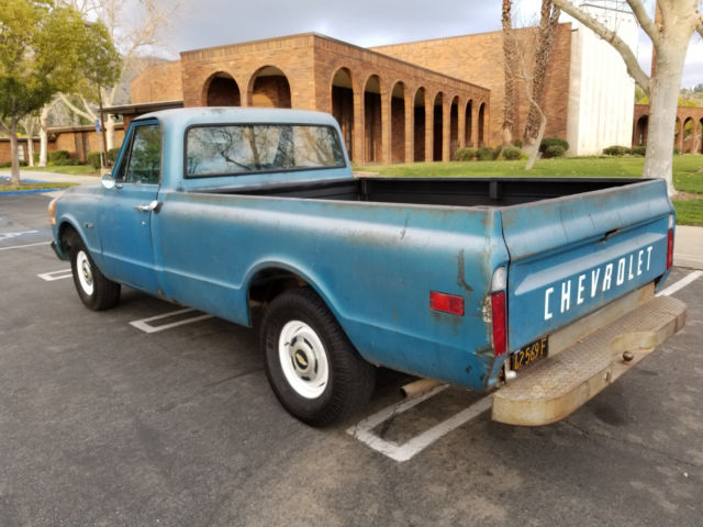 1970 Blue Chevrolet C-10 Standard Cab Pickup