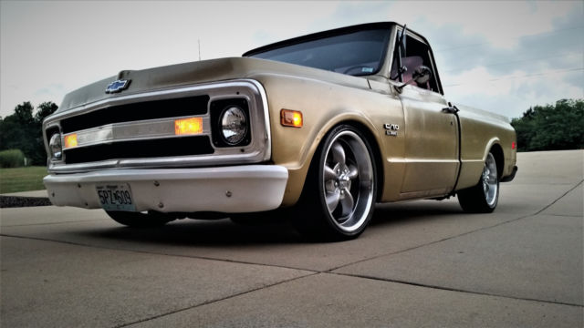 1970 Gold Chevrolet C-10 Standard Cab Pickup