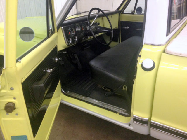 1970 Lime Yellow Chevrolet C-10 U/K