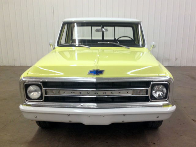 1970 Lime Yellow Chevrolet C-10 U/K