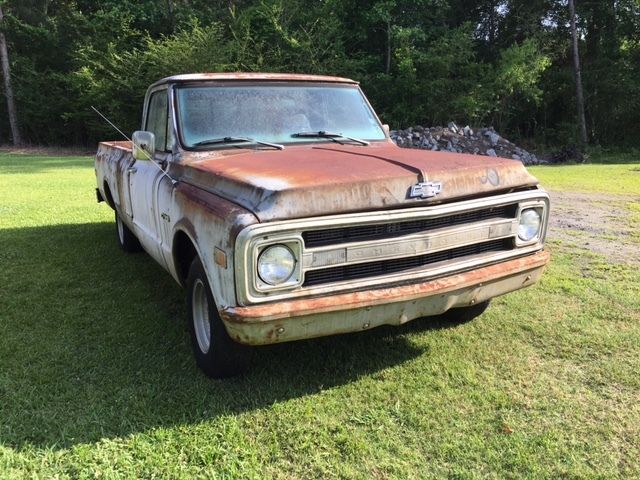 1970 Silver Chevrolet C-10 Standard Cab Pickup