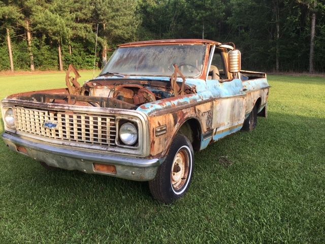 1970 Silver Chevrolet C-10 Standard Cab Pickup
