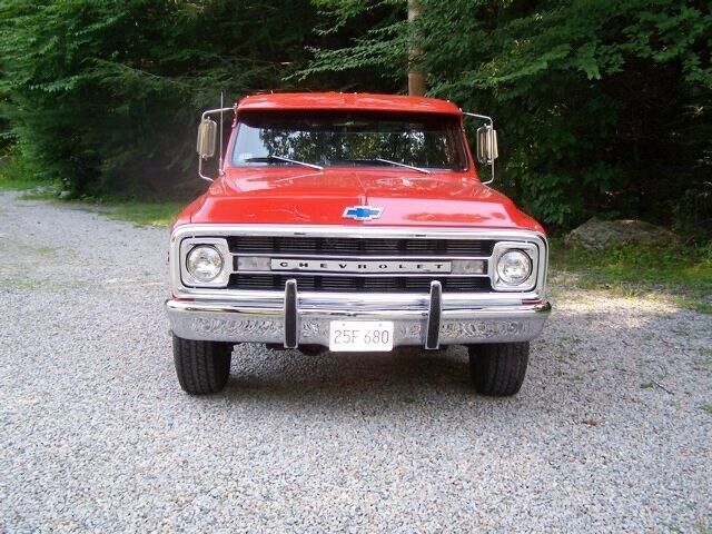 1970 Red Chevrolet c10 Pickup