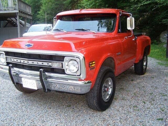 1970 Red Chevrolet c10 Pickup