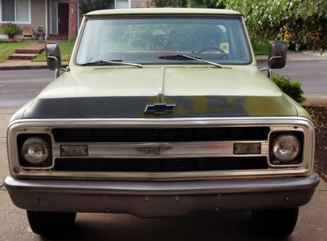 1970 Green Chevrolet C-10 Standard Cab Pickup