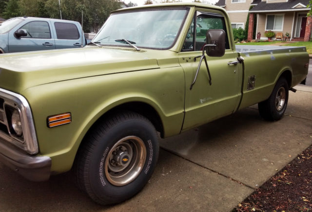 1970 Green Chevrolet C-10 Standard Cab Pickup