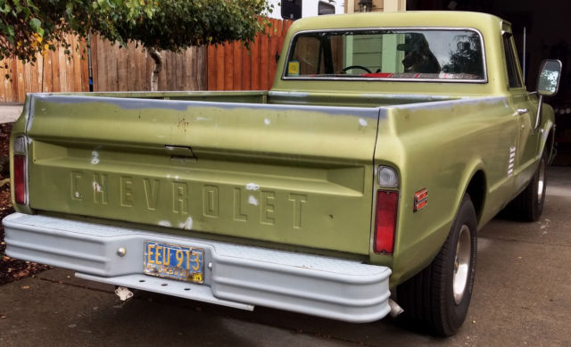 1970 Green Chevrolet C-10 Standard Cab Pickup