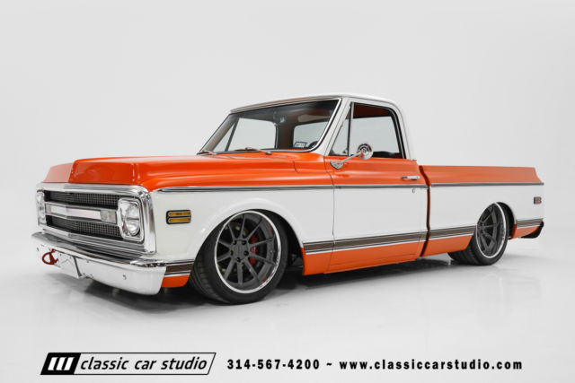 1970 Orange/White Chevrolet C-10