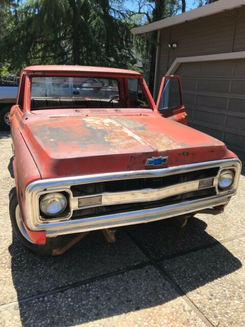 1970 Orange Chevrolet C-10 Standard Cab Pickup