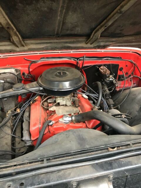 1970 Orange Chevrolet C-10 Standard Cab Pickup