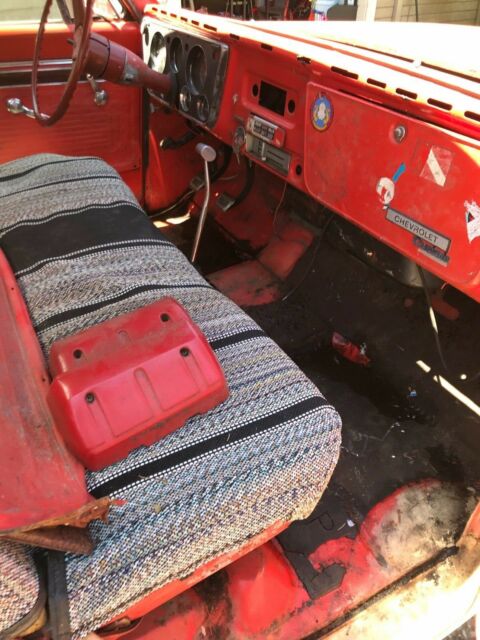 1970 Orange Chevrolet C-10 Standard Cab Pickup