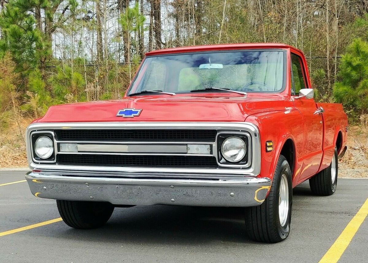 1970 Red Chevrolet C-10 Pick-Up
