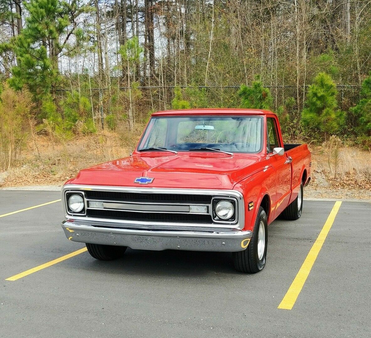 1970 Red Chevrolet C-10 Pick-Up