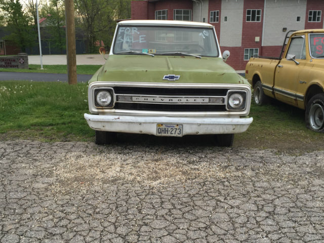 1970 Green Chevrolet C-10 SHORT BED SWB