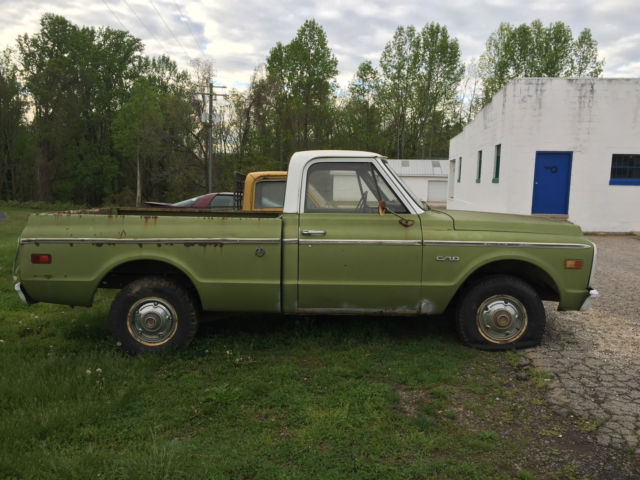 1970 Green Chevrolet C-10 SHORT BED SWB