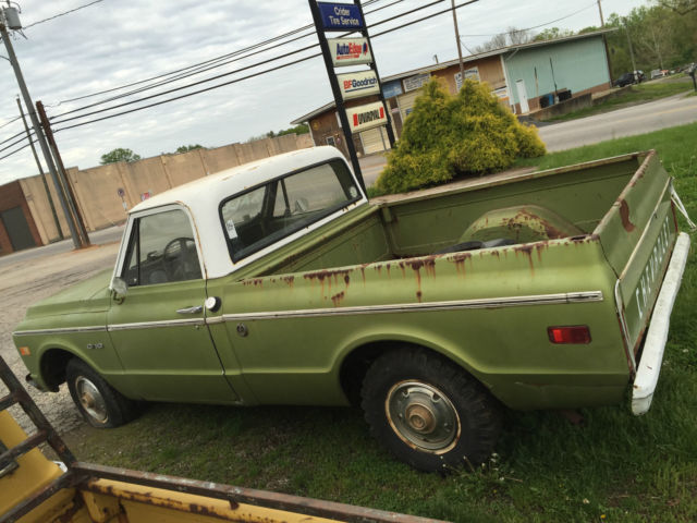 1970 Green Chevrolet C-10 SHORT BED SWB