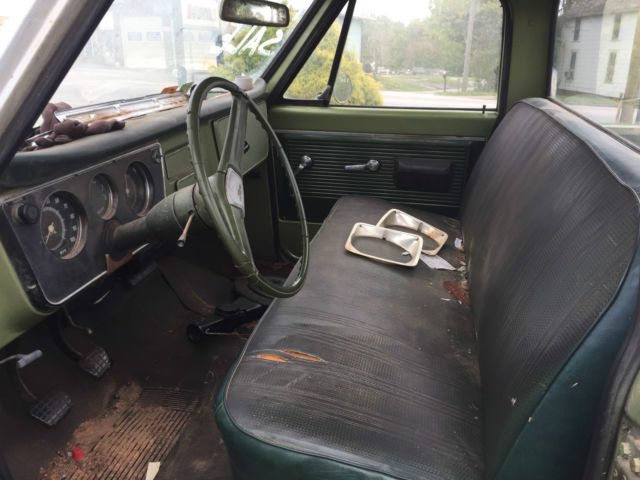 1970 Green Chevrolet C-10 SHORT BED SWB