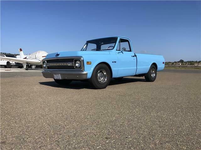 1970 Blue Chevrolet C-10 Pickup Truck