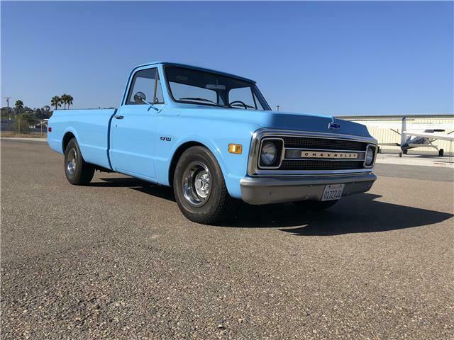 1970 Blue Chevrolet C-10 Pickup Truck