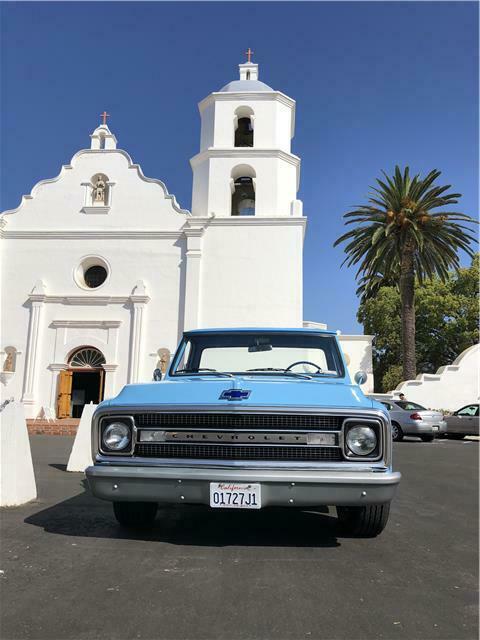 1970 Blue Chevrolet C-10 Pickup Truck