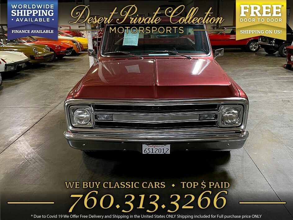 1970 Maroon Chevrolet Other Pickups Pickup