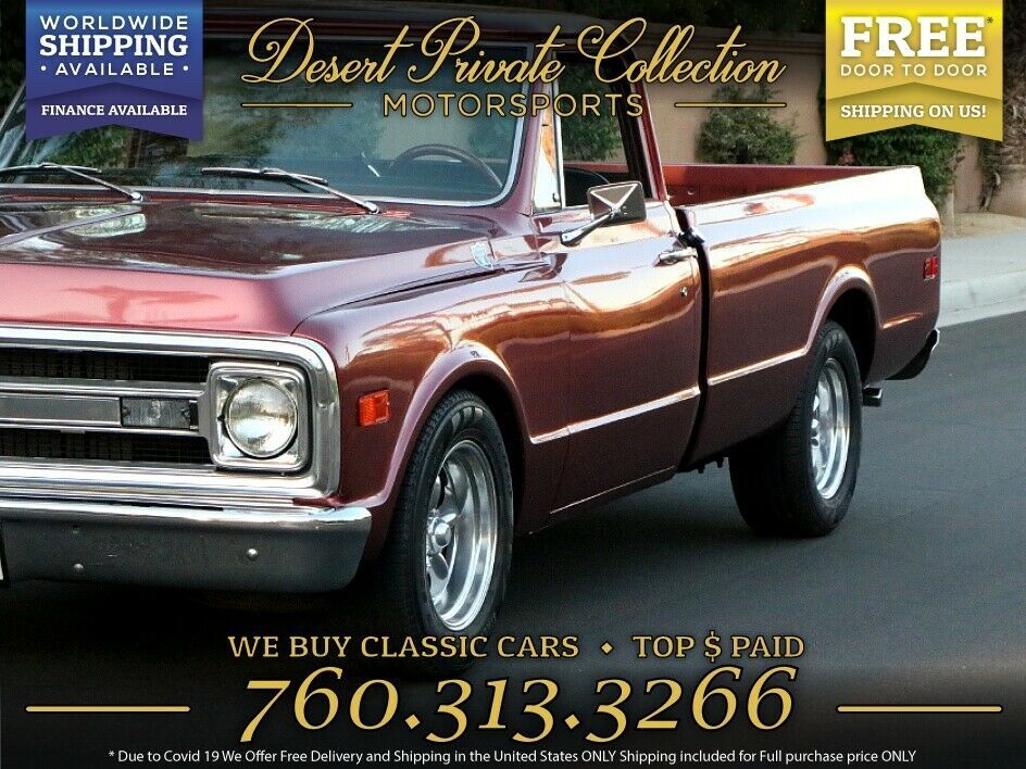 1970 Maroon Chevrolet Other Pickups Pickup