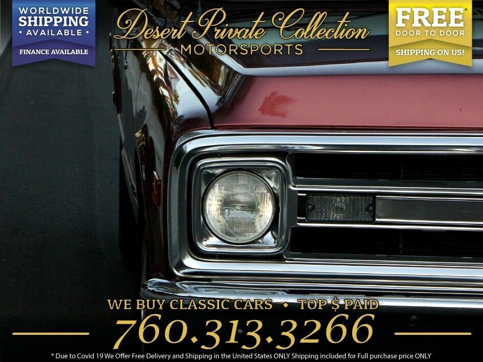 1970 Maroon Chevrolet Other Pickups Pickup