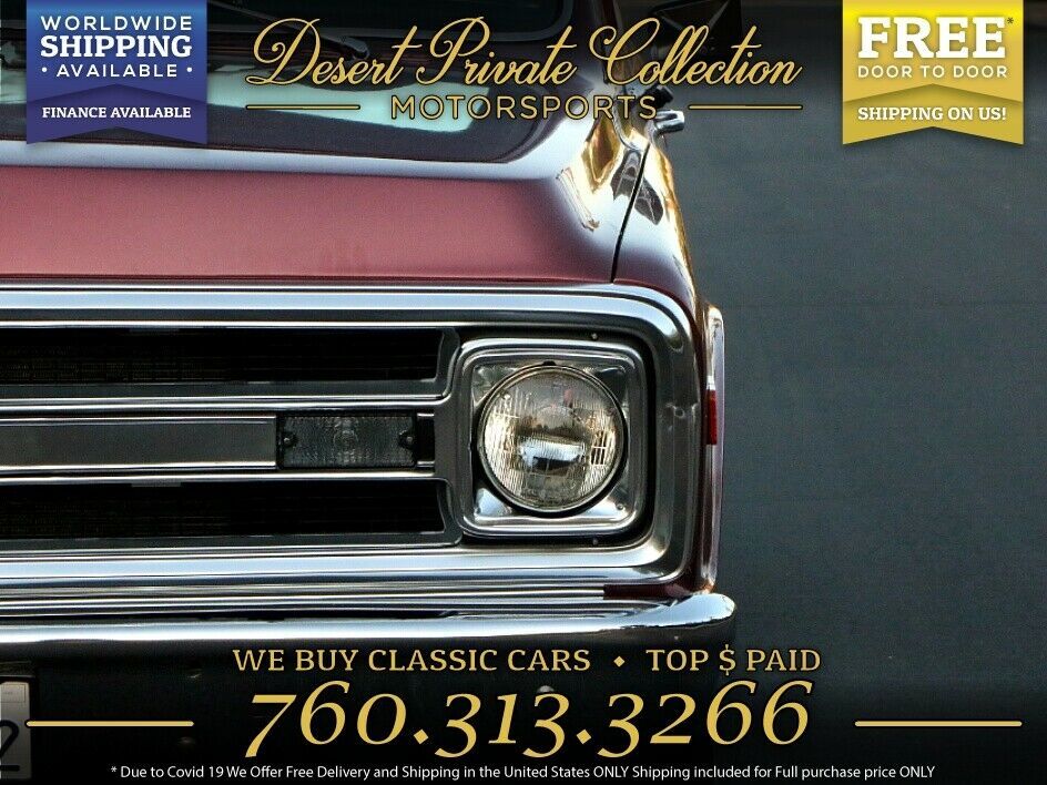 1970 Maroon Chevrolet Other Pickups Pickup