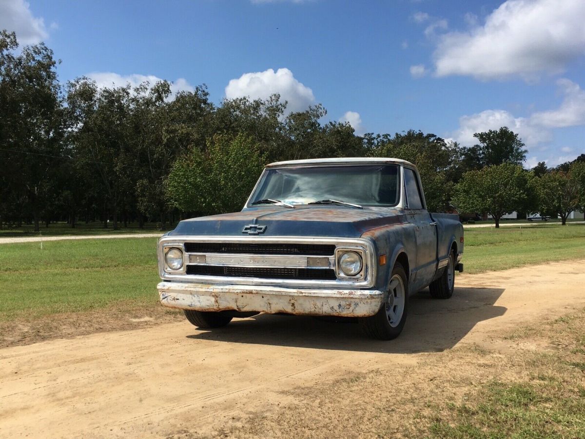 1970 Blue Chevrolet C10/K10 Pickup