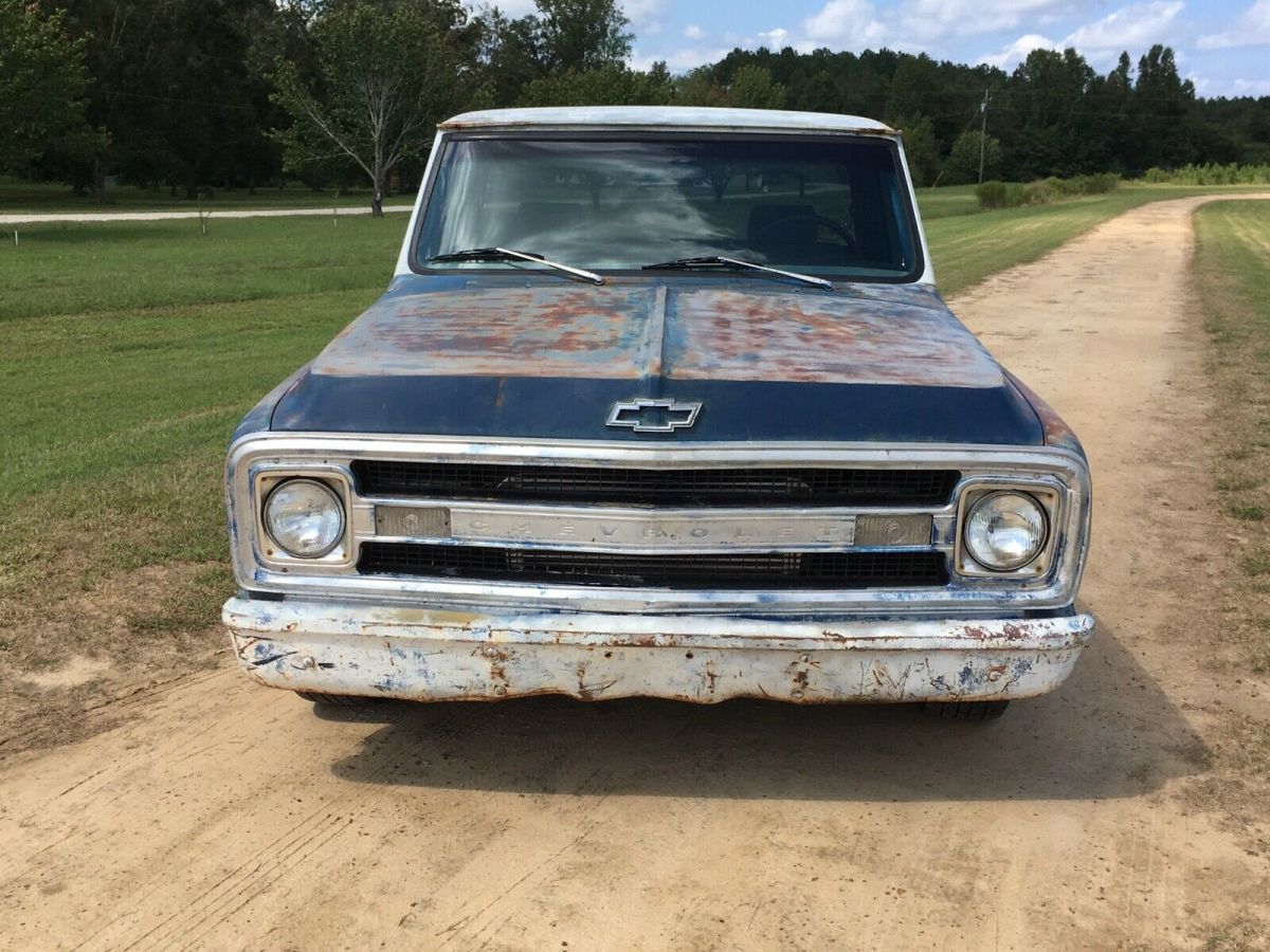 1970 Blue Chevrolet C10/K10 Pickup