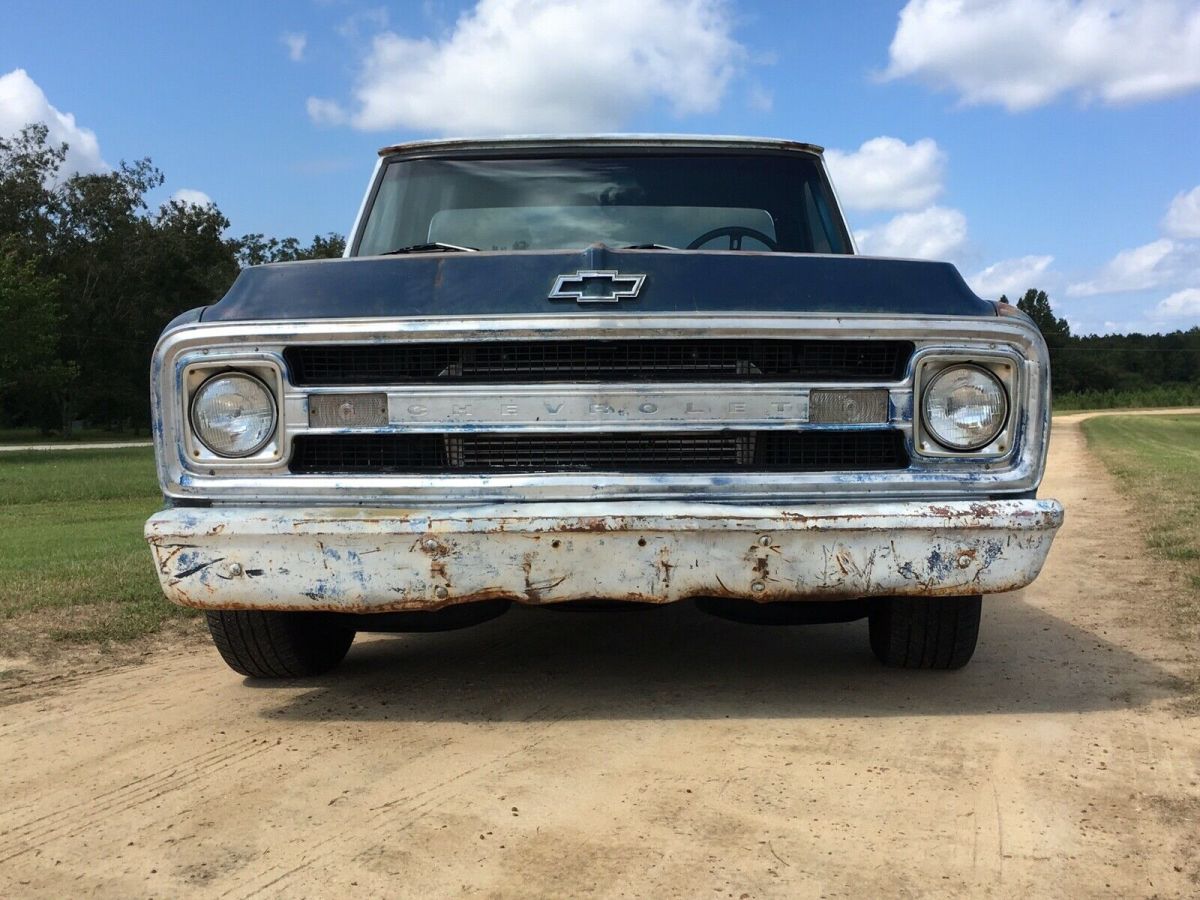 1970 Blue Chevrolet C10/K10 Pickup