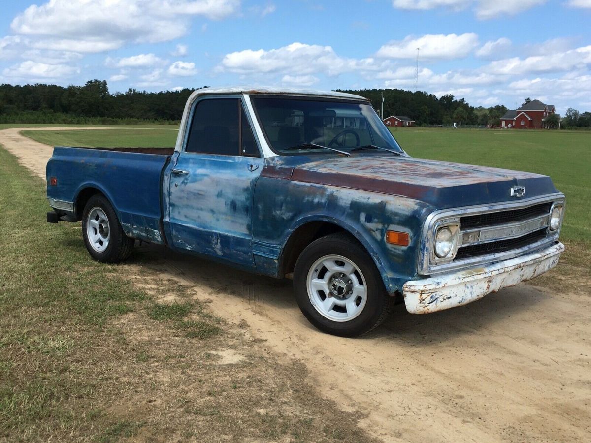 1970 Blue Chevrolet C10/K10 Pickup