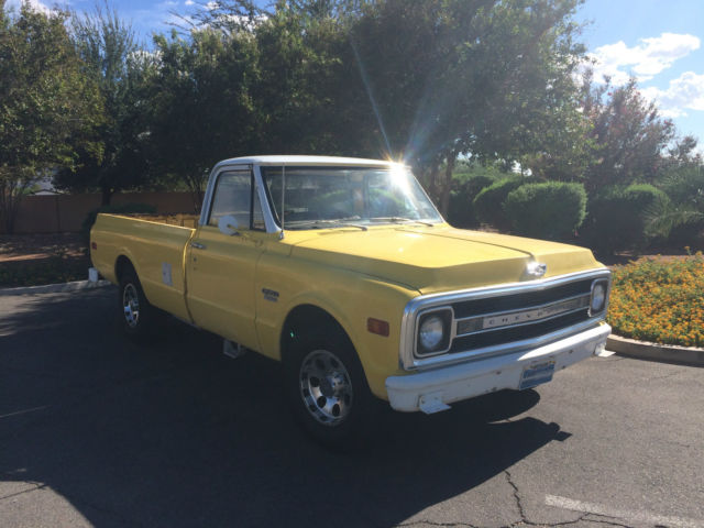 1970 Yellow Chevrolet C-10 Standard Cab Pickup