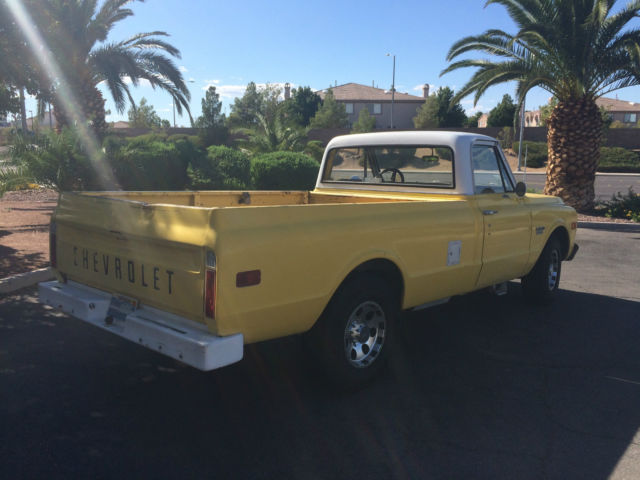 1970 Yellow Chevrolet C-10 Standard Cab Pickup