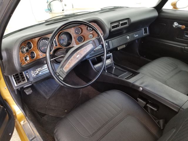 1970 Gold Chevrolet Camaro Coupe